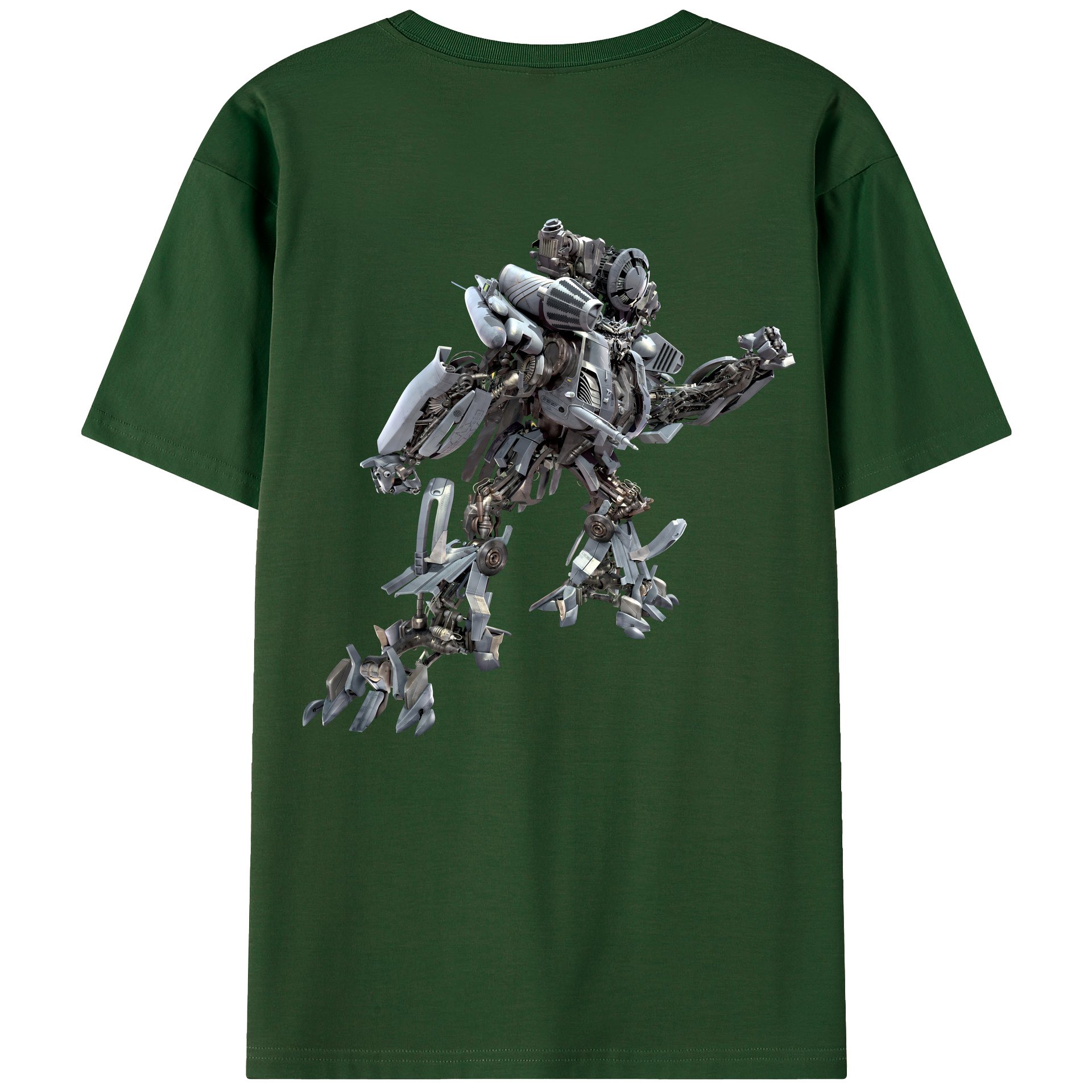 （画像用） Transformers トランスフォーマー 綿100％半袖Tシャツ（背面プリント）